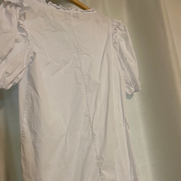 Zara Ruffled Poplin Dress - Picture 2 of 8